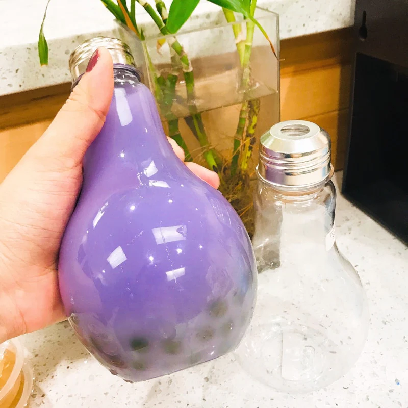 PET Light Bulb Cups with Steel Lids (22 oz) - Image 3